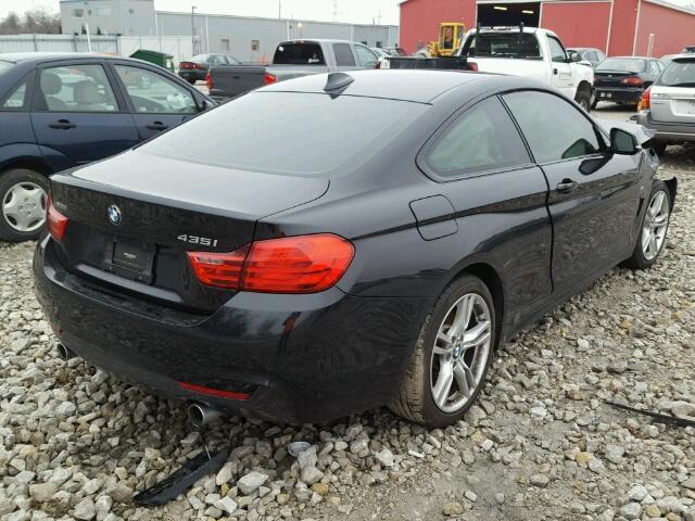 WBA3R5C52EK187774 - 2014 BMW 435 XI BLACK photo 4