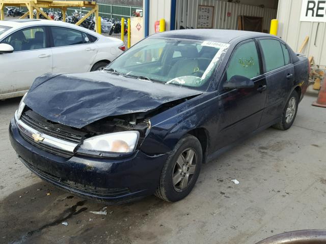 1G1ZT54865F243904 - 2005 CHEVROLET MALIBU LS BLUE photo 2