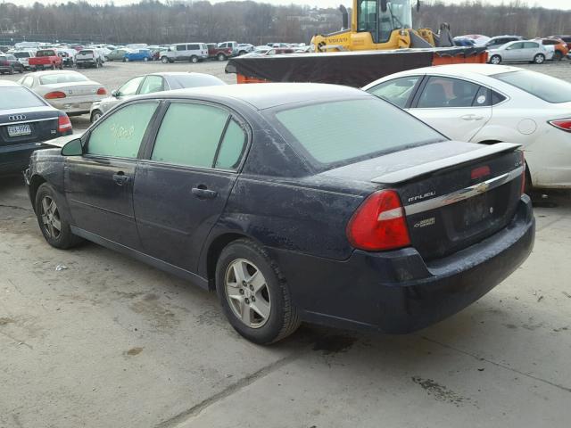 1G1ZT54865F243904 - 2005 CHEVROLET MALIBU LS BLUE photo 3