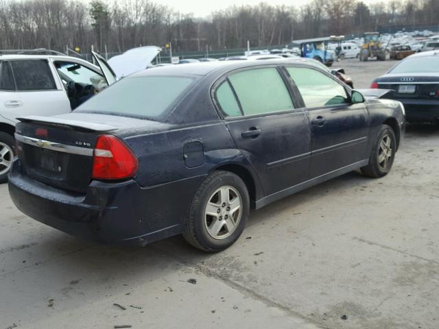 1G1ZT54865F243904 - 2005 CHEVROLET MALIBU LS BLUE photo 4