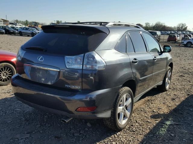 2T2HA31U34C031625 - 2004 LEXUS RX 330 BLACK photo 4