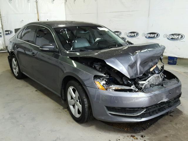 1VWBS7A30EC119223 - 2014 VOLKSWAGEN PASSAT SE GRAY photo 1