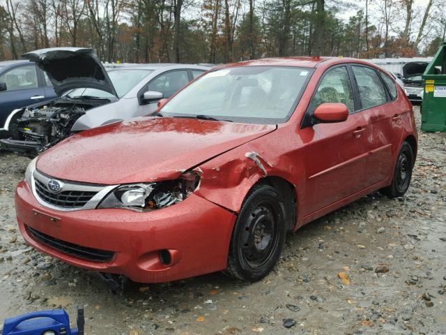 JF1GH61609H810181 - 2009 SUBARU IMPREZA 2. ORANGE photo 2