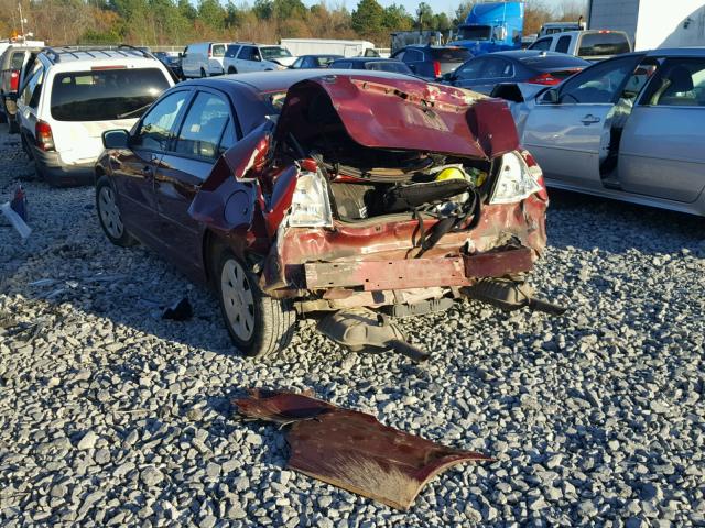 3FAFP07106R188425 - 2006 FORD FUSION SE BURGUNDY photo 3