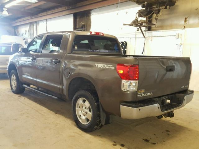 5TFDW5F14AX119465 - 2010 TOYOTA TUNDRA CRE BROWN photo 3