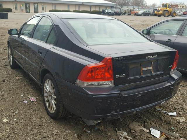 YV1RS592482671071 - 2008 VOLVO S60 2.5T BLUE photo 3