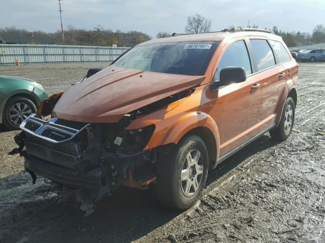 3D4PG4FB9BT505425 - 2011 DODGE JOURNEY EX ORANGE photo 2