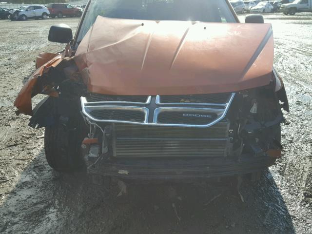 3D4PG4FB9BT505425 - 2011 DODGE JOURNEY EX ORANGE photo 7