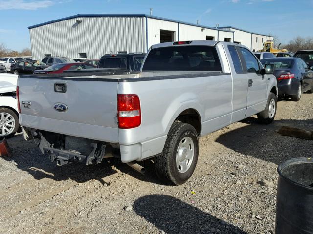 1FTVX125X6NA20350 - 2006 FORD F150 SILVER photo 4