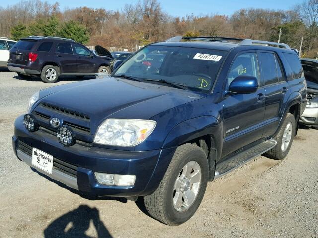 JTEBU17R138010738 - 2003 TOYOTA 4RUNNER LI BLUE photo 2