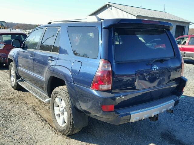 JTEBU17R138010738 - 2003 TOYOTA 4RUNNER LI BLUE photo 3