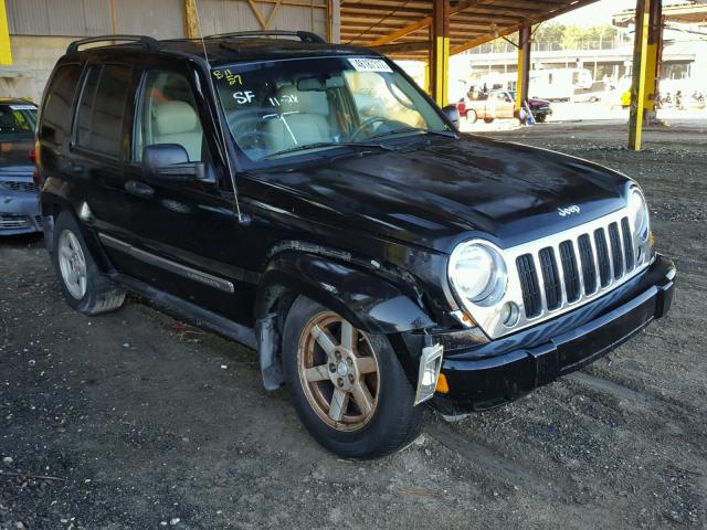 1J4GK58K36W234211 - 2006 JEEP LIBERTY LI BLACK photo 1