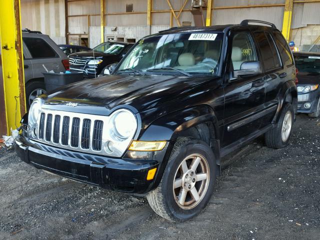 1J4GK58K36W234211 - 2006 JEEP LIBERTY LI BLACK photo 2