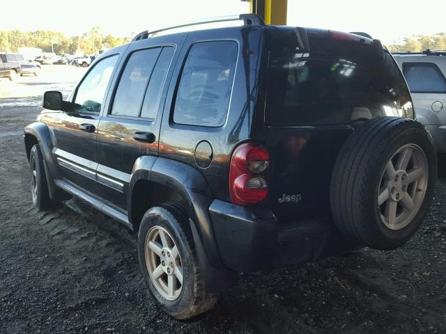 1J4GK58K36W234211 - 2006 JEEP LIBERTY LI BLACK photo 3