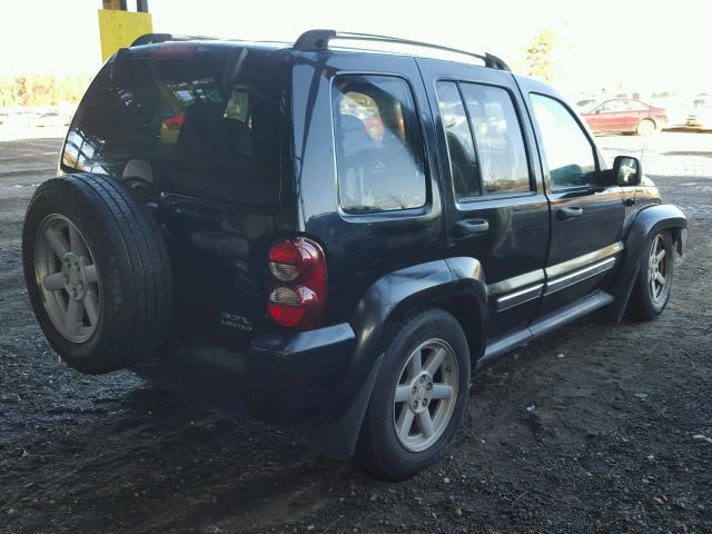 1J4GK58K36W234211 - 2006 JEEP LIBERTY LI BLACK photo 4