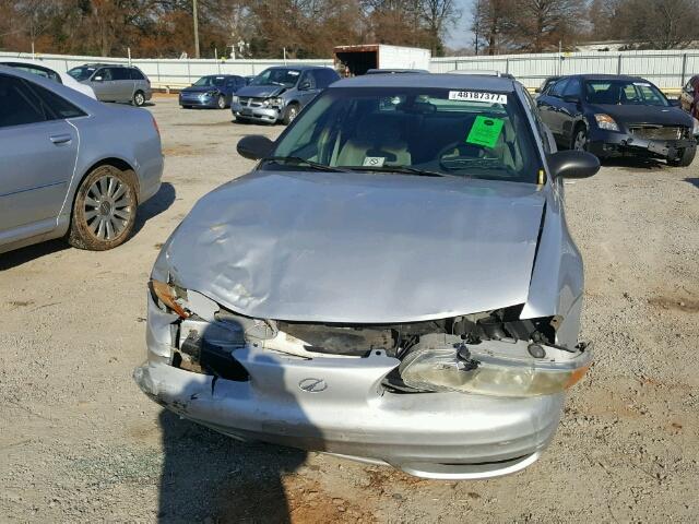 1G3NL52EX2C220492 - 2002 OLDSMOBILE ALERO GL GRAY photo 9