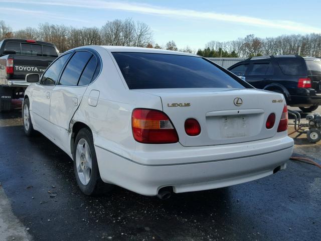 JT8BH68X1Y0022864 - 2000 LEXUS GS 400 WHITE photo 3