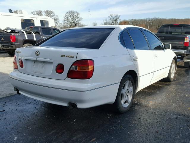 JT8BH68X1Y0022864 - 2000 LEXUS GS 400 WHITE photo 4