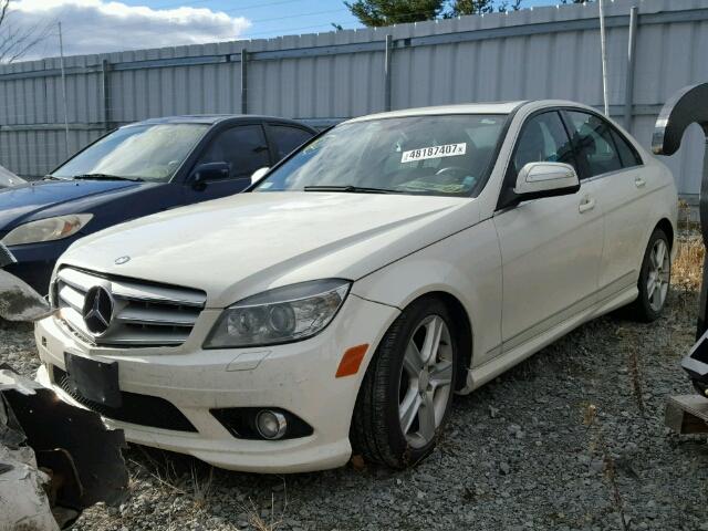 WDDGF81X59F241964 - 2009 MERCEDES-BENZ C 300 4MAT WHITE photo 2