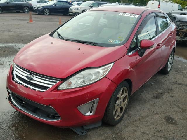 3FADP4CJ0BM100128 - 2011 FORD FIESTA SEL RED photo 2