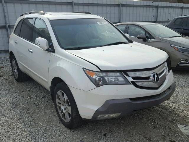 2HNYD28608H542177 - 2008 ACURA MDX TECHNO WHITE photo 1