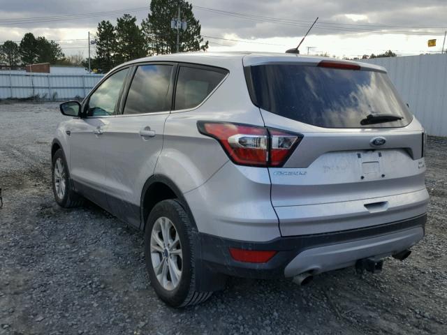 1FMCU9G9XHUB33648 - 2017 FORD ESCAPE SE SILVER photo 3