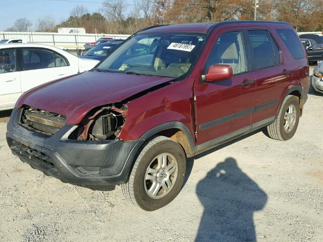 SHSRD78893U107710 - 2003 HONDA CR-V EX BURGUNDY photo 2