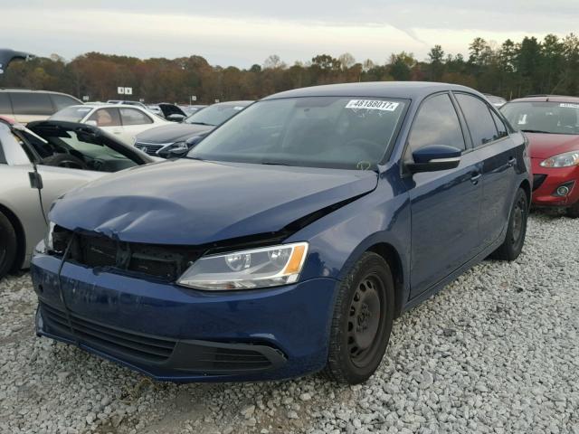 3VWDX7AJ3BM322898 - 2011 VOLKSWAGEN JETTA SE BLUE photo 2