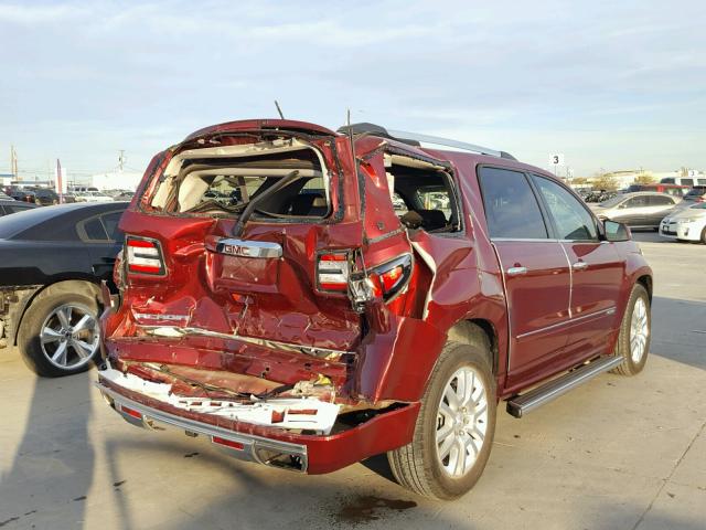 1GKKRTKD8FJ123391 - 2015 GMC ACADIA DEN RED photo 4