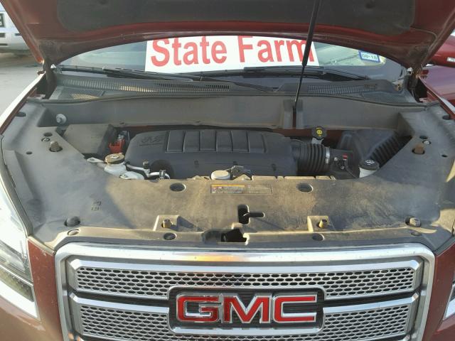 1GKKRTKD8FJ123391 - 2015 GMC ACADIA DEN RED photo 7