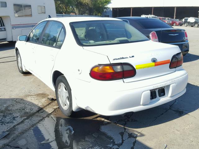 1G1NE52J9Y6327606 - 2000 CHEVROLET MALIBU LS WHITE photo 3