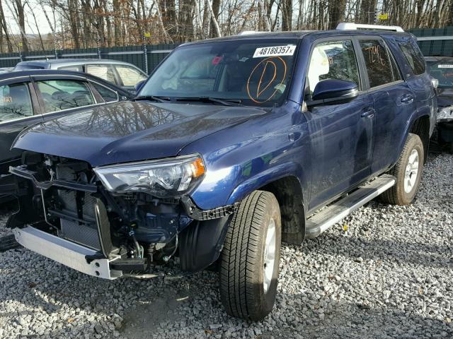 JTEBU5JRXH5417269 - 2017 TOYOTA 4RUNNER SR BLUE photo 2