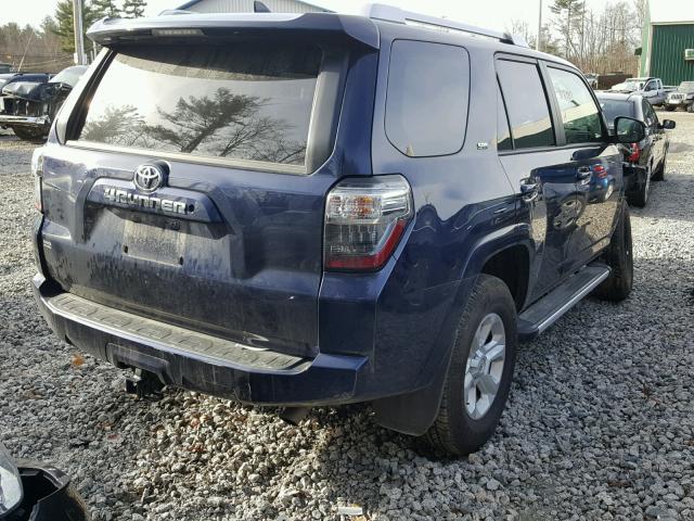 JTEBU5JRXH5417269 - 2017 TOYOTA 4RUNNER SR BLUE photo 4