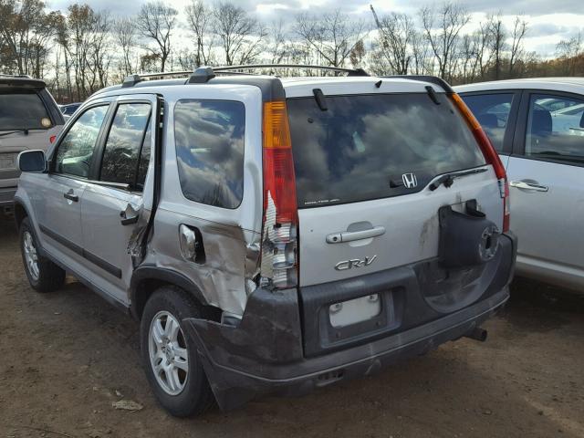 SHSRD78843U103273 - 2003 HONDA CR-V EX ვერცხლისფერი ფოტო 3