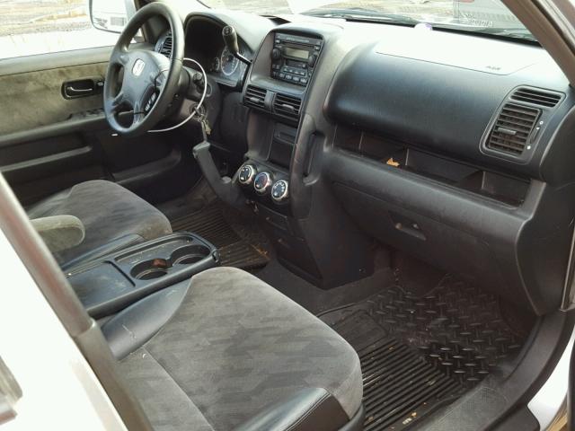 SHSRD78843U103273 - 2003 HONDA CR-V EX ვერცხლისფერი ფოტო 5