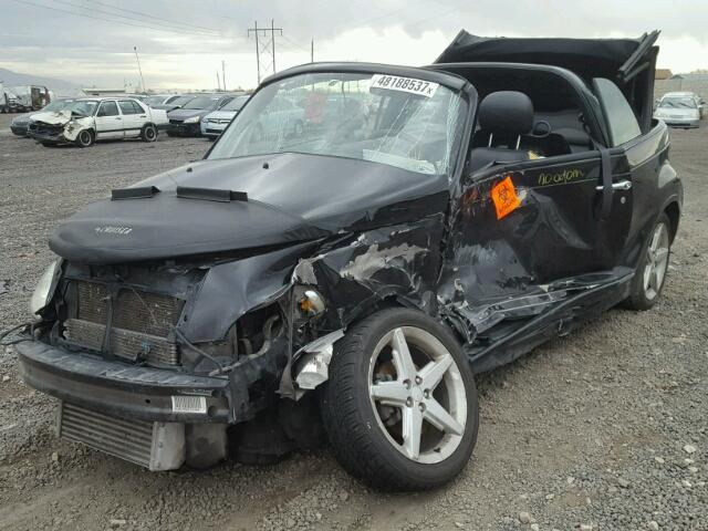 3C3AY75SX5T313040 - 2005 CHRYSLER PT CRUISER BLACK photo 2