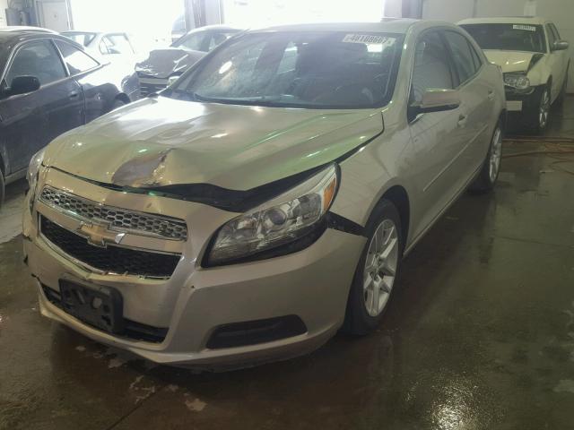 1G11C5SA7DF158152 - 2013 CHEVROLET MALIBU 1LT CREAM photo 2