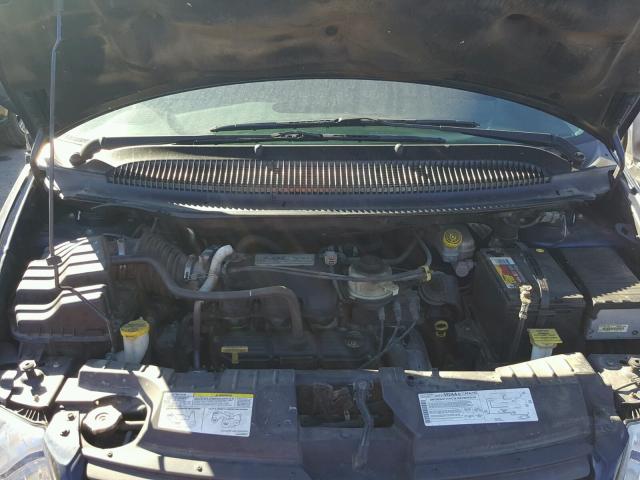 2D4GP44L06R686564 - 2006 DODGE GRAND CARA BLUE photo 7