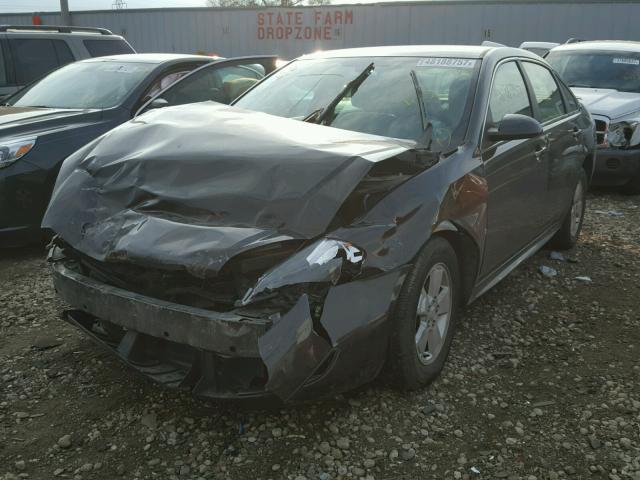 2G1WT57K791213317 - 2009 CHEVROLET IMPALA 1LT BLACK photo 2