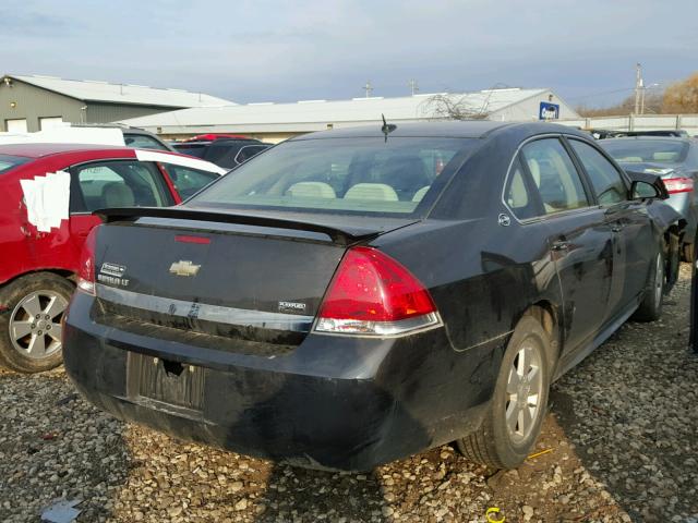 2G1WT57K791213317 - 2009 CHEVROLET IMPALA 1LT BLACK photo 4