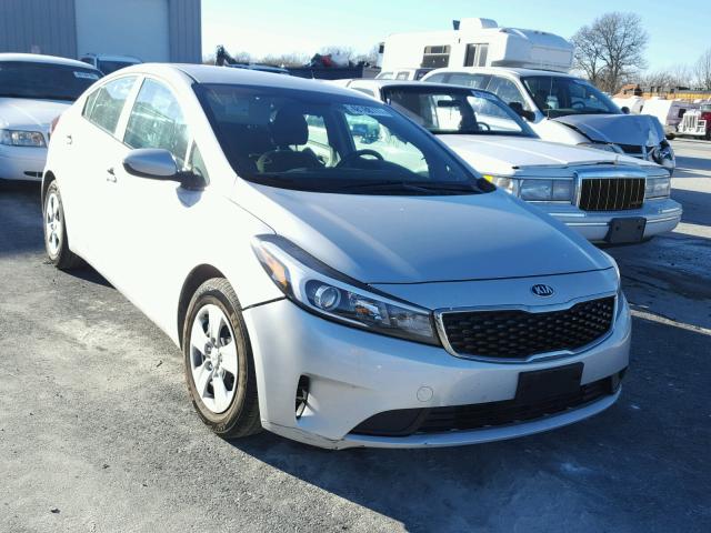 3KPFK4A74HE029074 - 2017 KIA FORTE LX SILVER photo 1