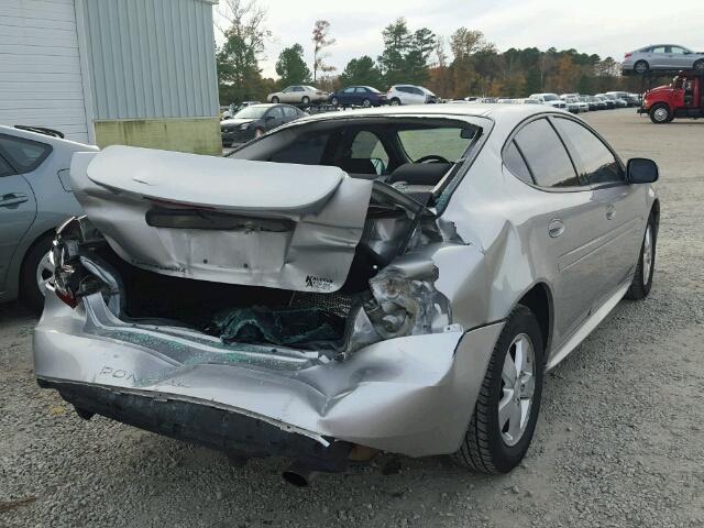 2G2WP552281100828 - 2008 PONTIAC GRAND PRIX SILVER photo 4