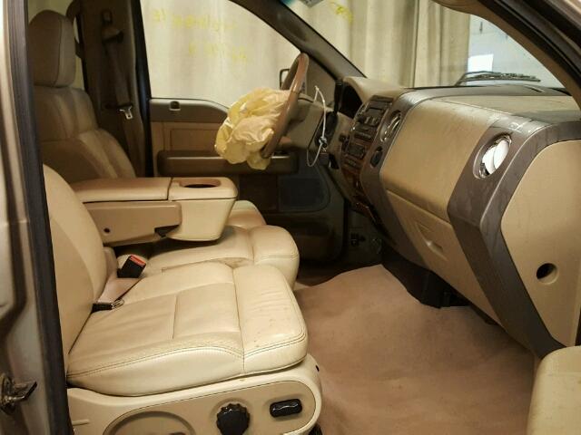 1FTPW14514KC86573 - 2004 FORD F150 SUPER TAN photo 5