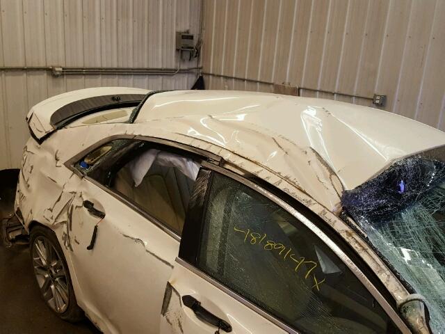 3LN6L2G99DR825697 - 2013 LINCOLN MKZ WHITE photo 9