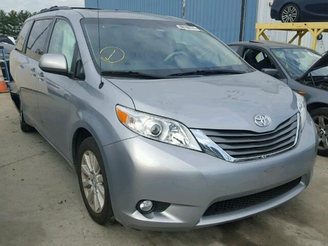 5TDDK3DC5ES072785 - 2014 TOYOTA SIENNA XLE GRAY photo 1