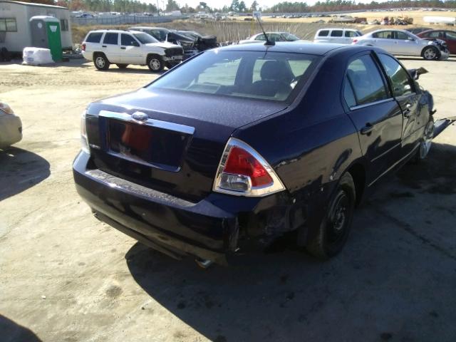 3FAHP08127R164524 - 2007 FORD FUSION SEL BLUE photo 4