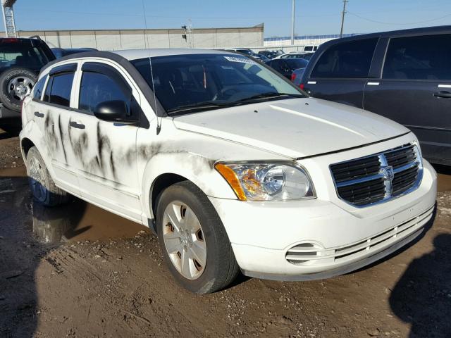 1B3HB48B27D528041 - 2007 DODGE CALIBER SX WHITE photo 1