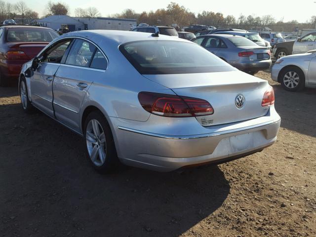 WVWBP7AN3FE812024 - 2015 VOLKSWAGEN CC SPORT SILVER photo 3