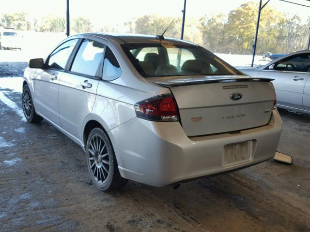 1FAHP3GN5BW153402 - 2011 FORD FOCUS SES SILVER photo 3