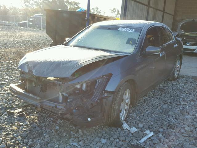 1HGCP36829A030956 - 2009 HONDA ACCORD EXL GRAY photo 2